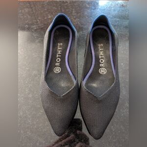 Rothy's Black and Blue Women's Flats
